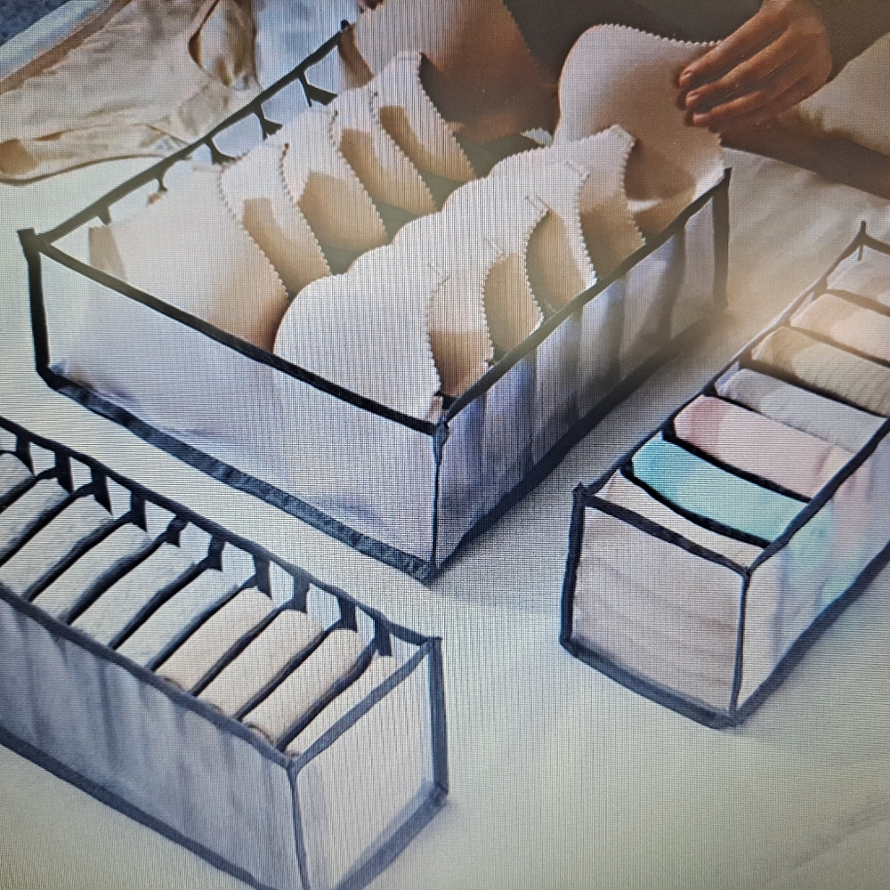 1 pcs Muti-Cell Packing Underwear storage Box